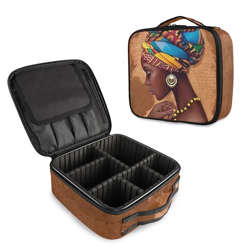 Afro Kosmetiktasche für Make-up Aufbewahrung – Bild 5