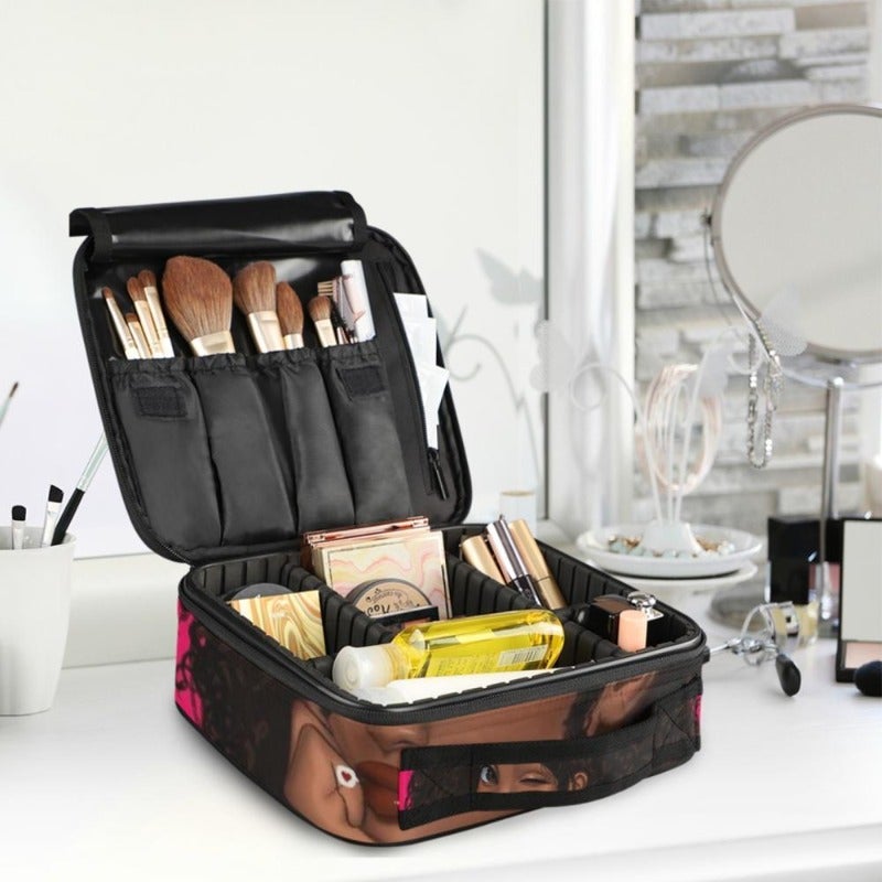Afro Kosmetiktasche für Make-up Aufbewahrung