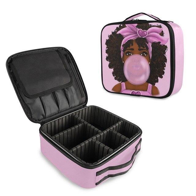 Afro Kosmetiktasche für Make-up Aufbewahrung – Bild 10