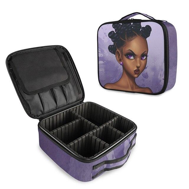 Afro Kosmetiktasche für Make-up Aufbewahrung – Bild 6