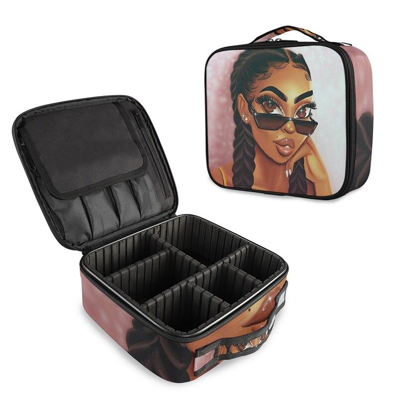Afro Kosmetiktasche für Make-up Aufbewahrung – Bild 14