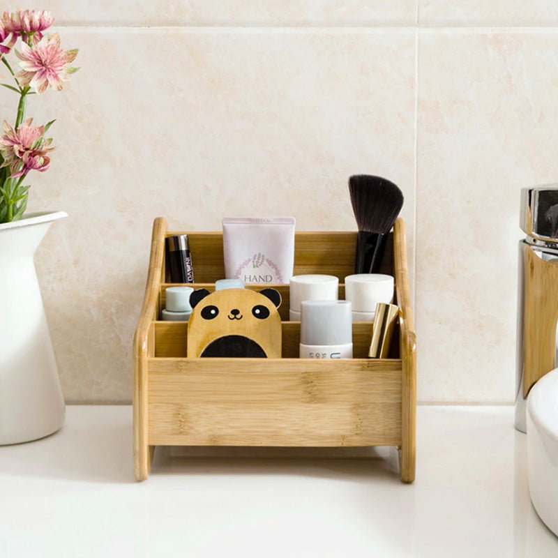 Bambus Make-up Organizer – Bild 3