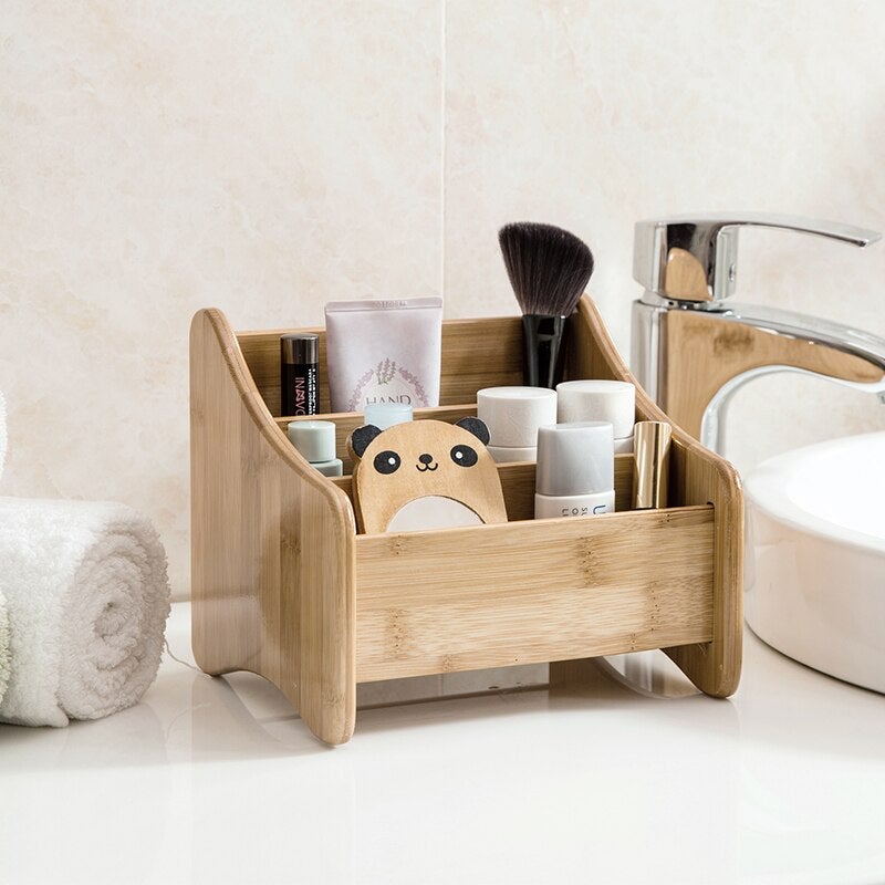 Bambus Make-up Organizer – Bild 4