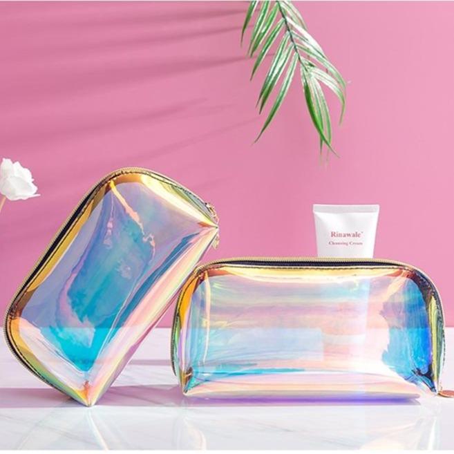 Bunte Transparente Kosmetiktasche – Bild 3