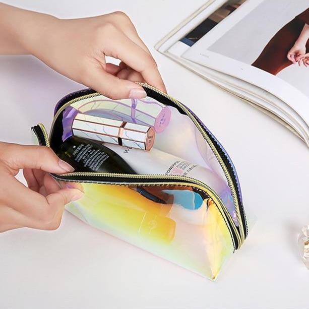 Bunte Transparente Kosmetiktasche – Bild 8
