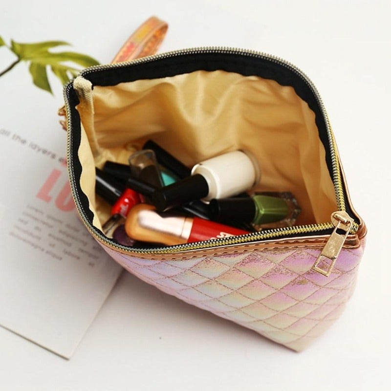 Buntes Gepolsterter Kosmetiktasche – Bild 4