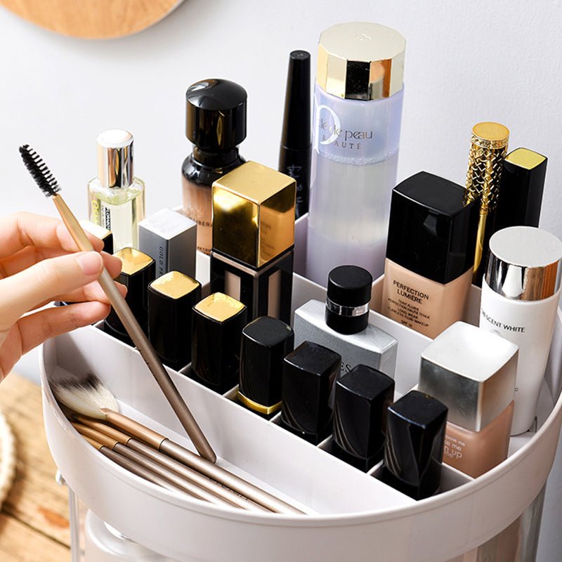 Drehbare Kosmetik Organizer Turm aus Acryl – Bild 6