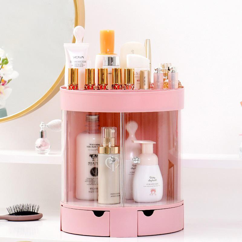 Drehbare Kosmetik Organizer Turm aus Acryl – Bild 4