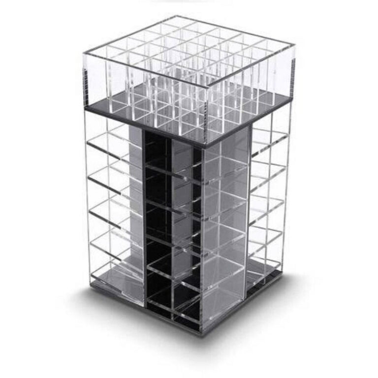 Drehbarer Kosmetik Organizer Schwarz
