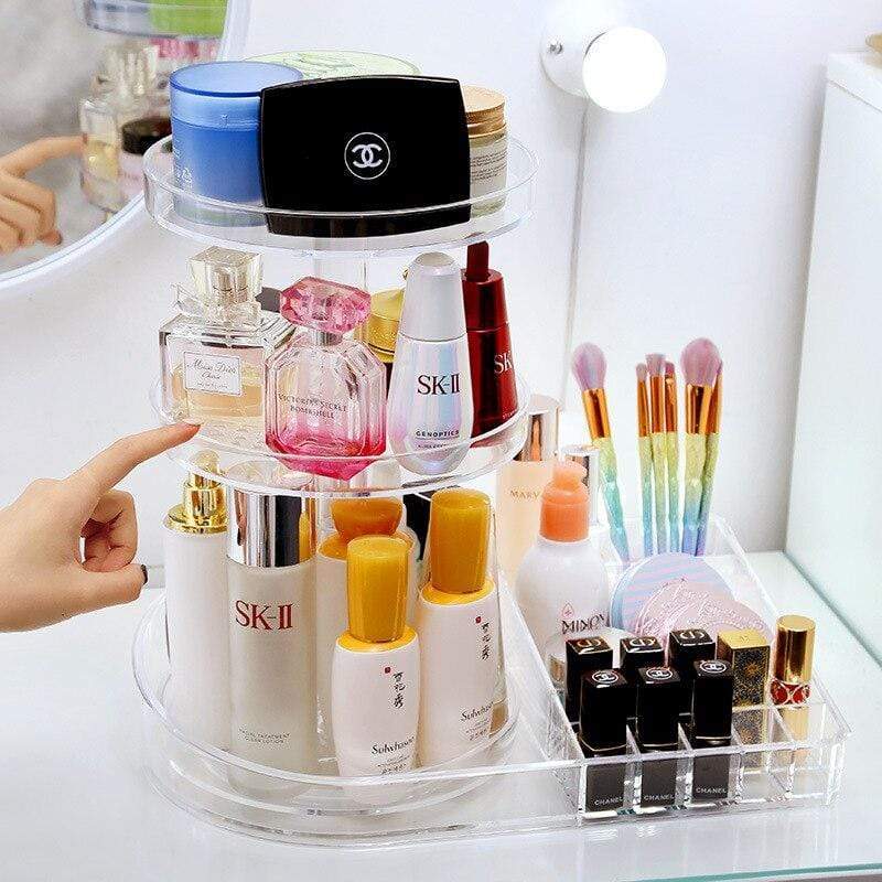 Drehbarer Make-up Organizer Transparent – Bild 3