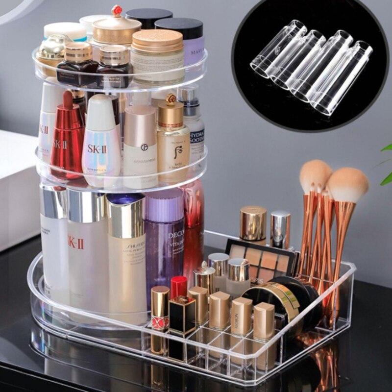 Drehbarer Make-up Organizer Transparent – Bild 2