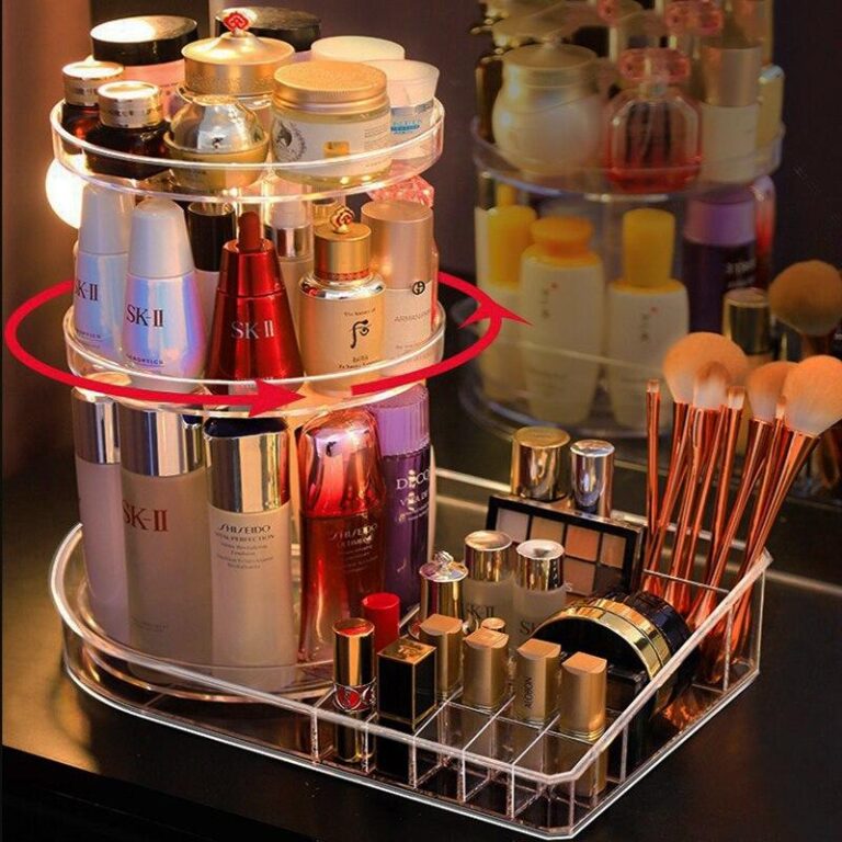 Drehbarer Make-up Organizer Transparent