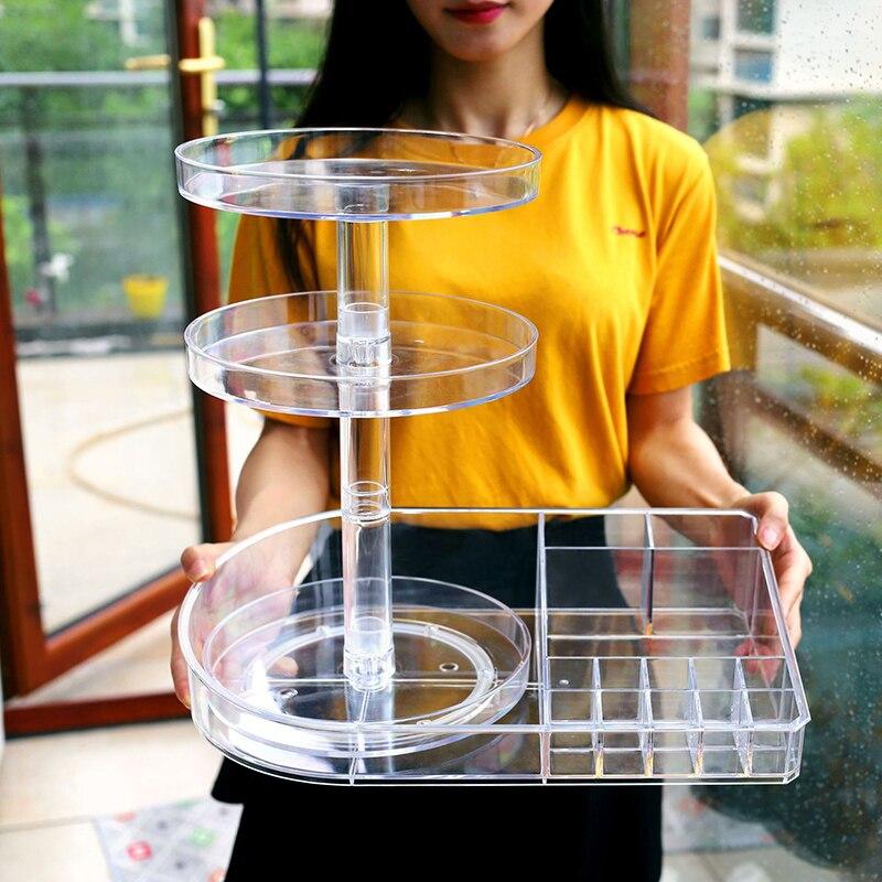 Drehbarer Make-up Organizer Transparent – Bild 7