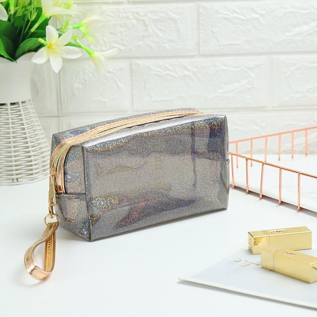 Farbige Transparente Kosmetiktasche – Bild 8