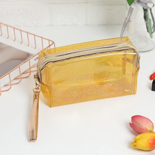 Farbige Transparente Kosmetiktasche – Bild 6