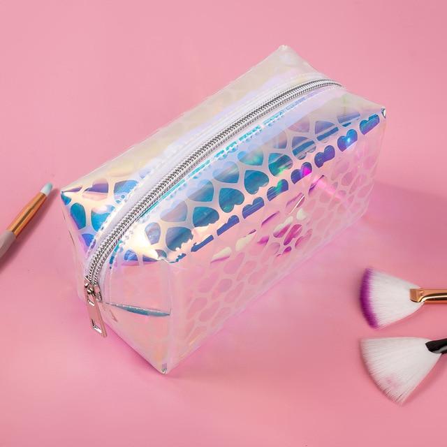 Farbige Transparente Kosmetiktasche – Bild 15