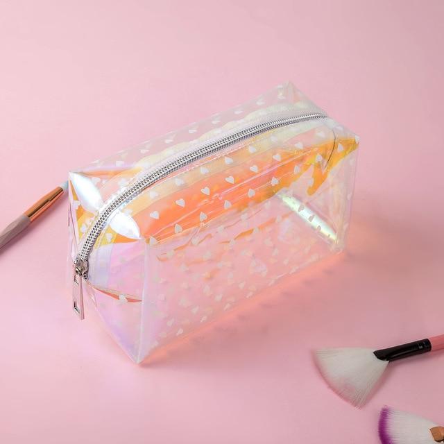 Farbige Transparente Kosmetiktasche – Bild 14