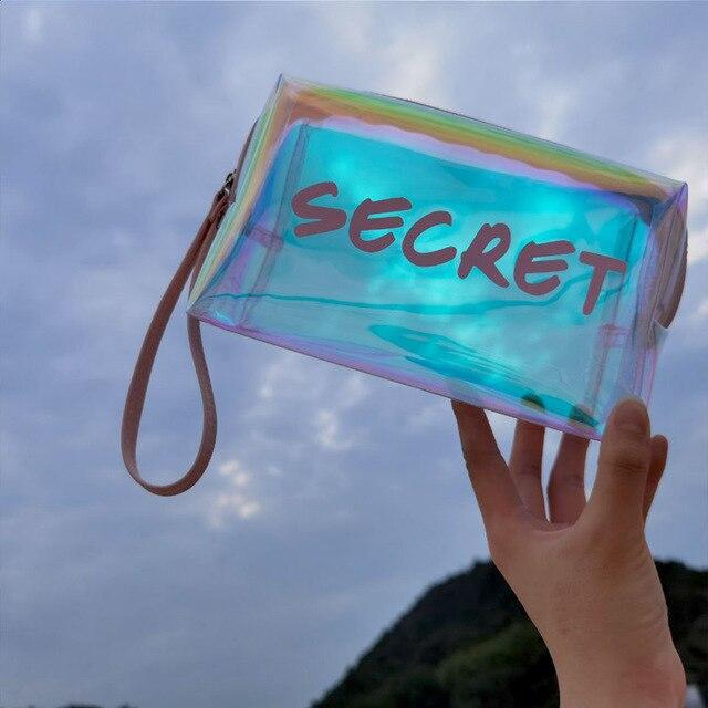 Farbige Transparente Kosmetiktasche – Bild 12