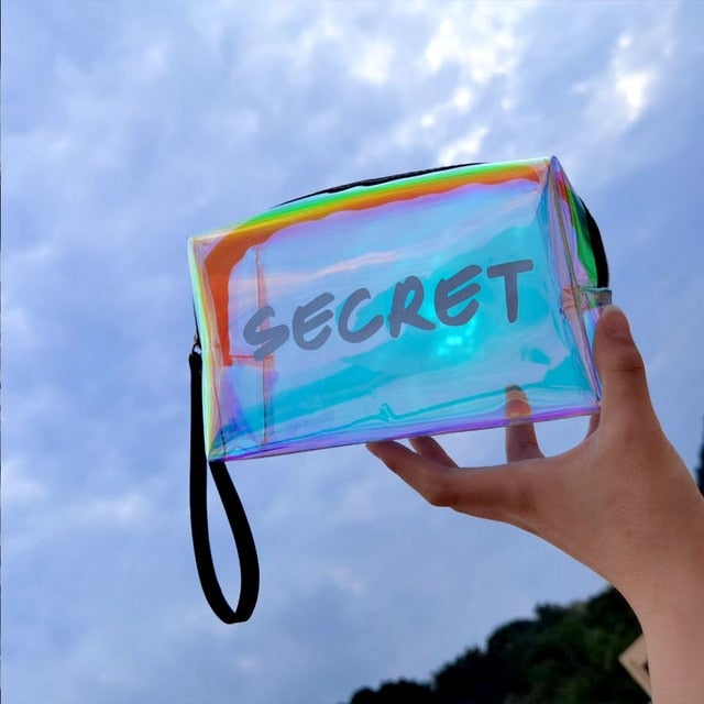 Farbige Transparente Kosmetiktasche – Bild 11