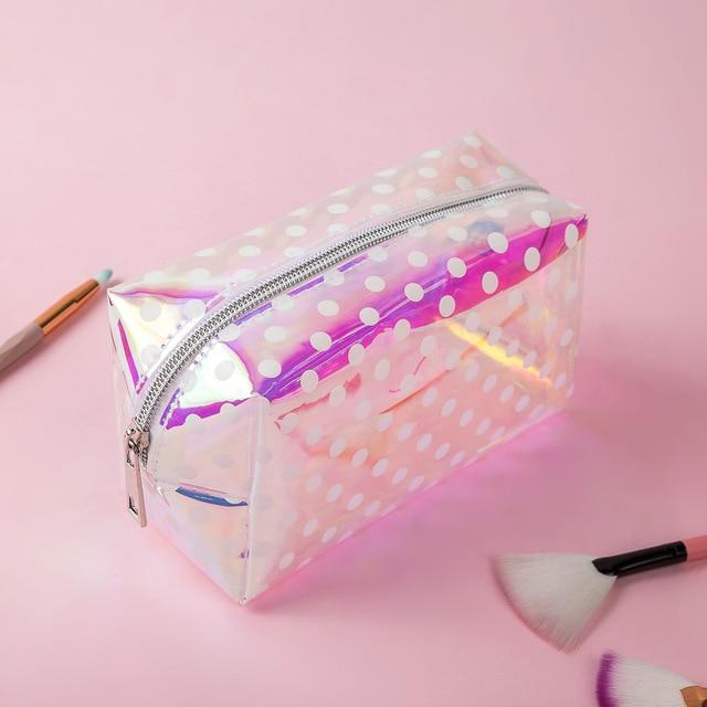 Farbige Transparente Kosmetiktasche – Bild 17