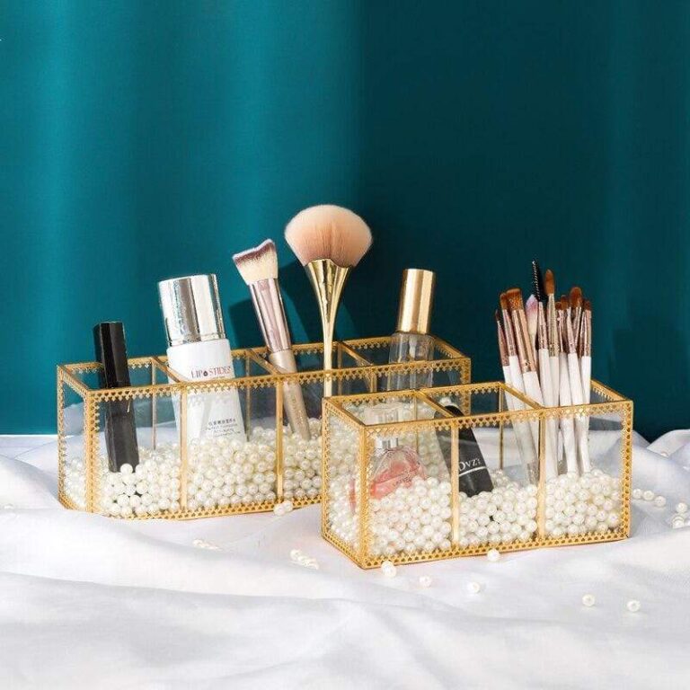 Alternative view of Glas-Make-up Pinselaufbewahrung