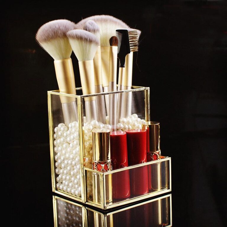Alternative view of Goldene Kosmetik Aufbewahrungsbox