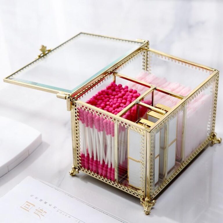 Alternative view of Goldener Kosmetik Organizer