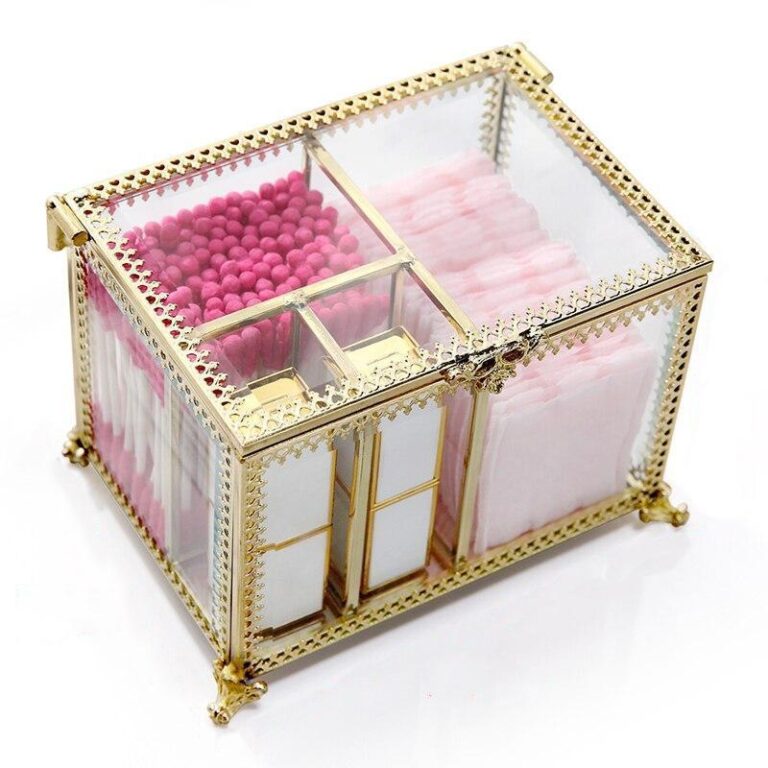 Goldener Kosmetik Organizer