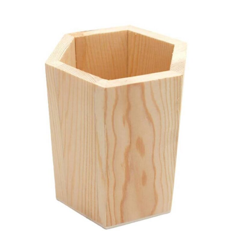 Holz Make-up Pinselbehälter