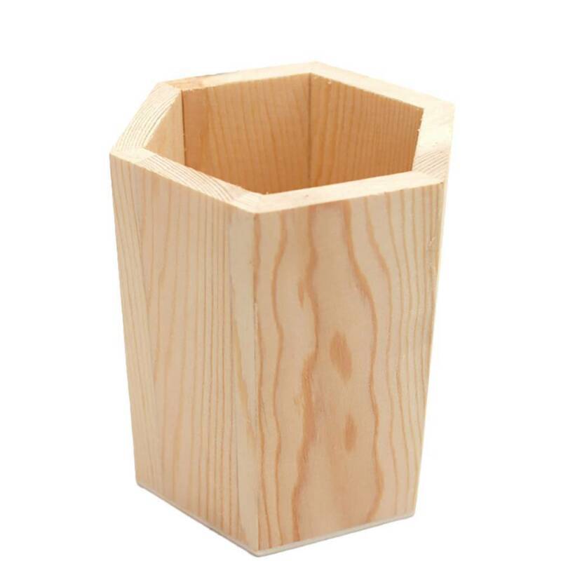 Holz Make-up Pinselbehälter