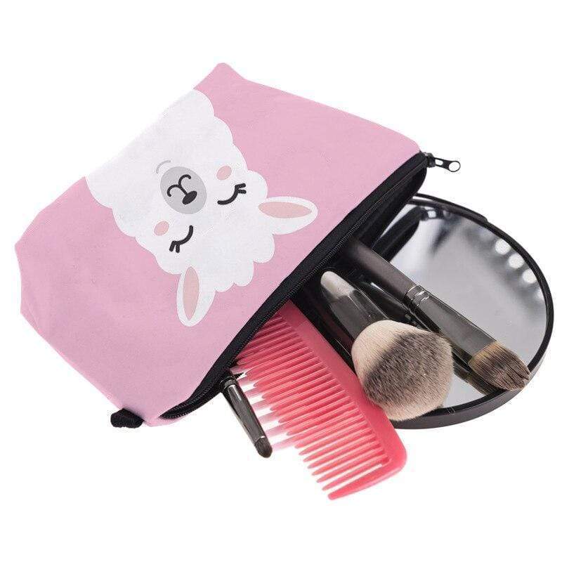 Kawaii Kosmetiktasche Lama – Bild 4