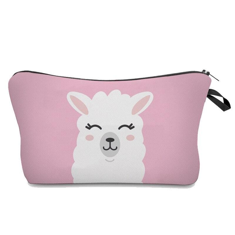 Kawaii Kosmetiktasche Lama – Bild 2
