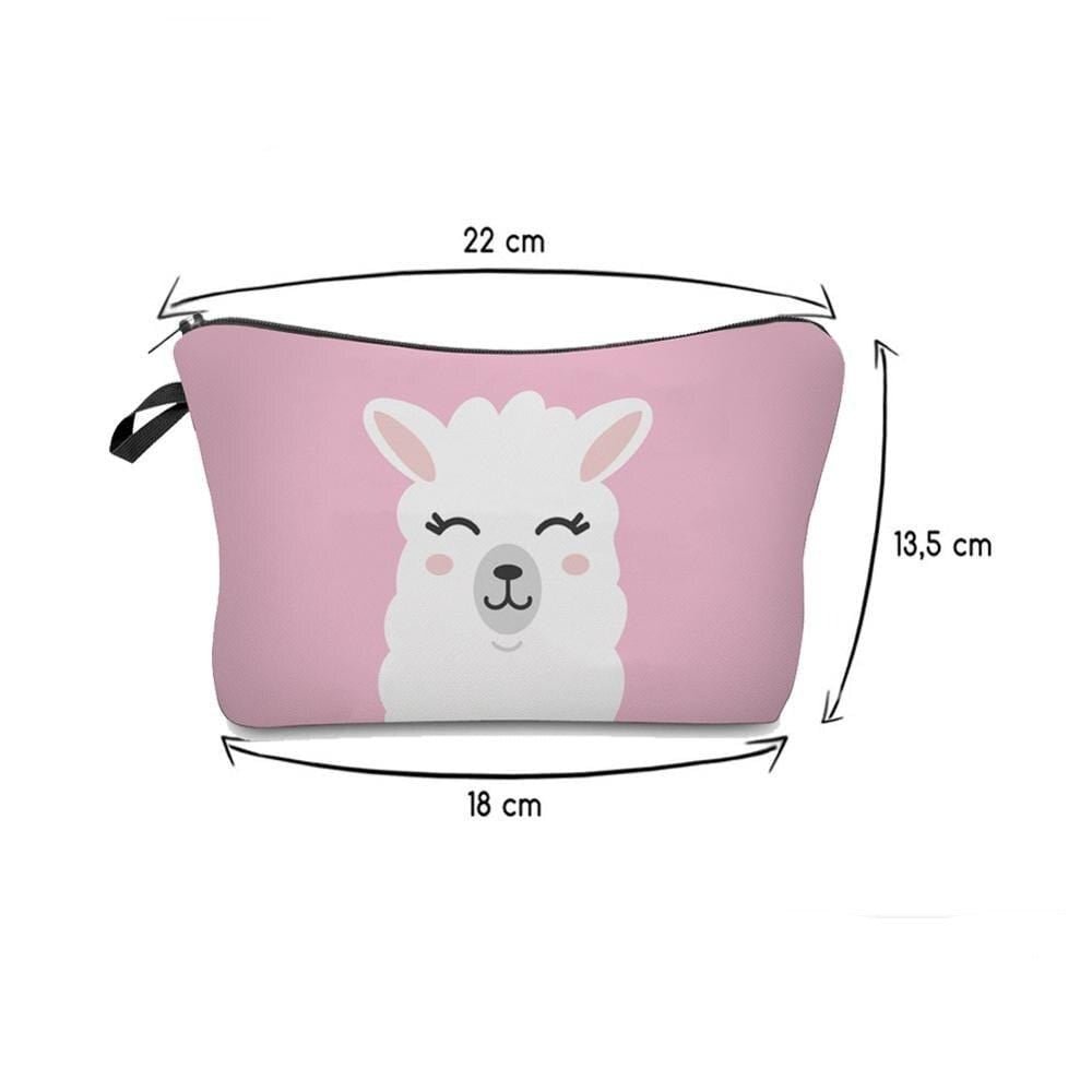 Kawaii Kosmetiktasche Lama – Bild 5
