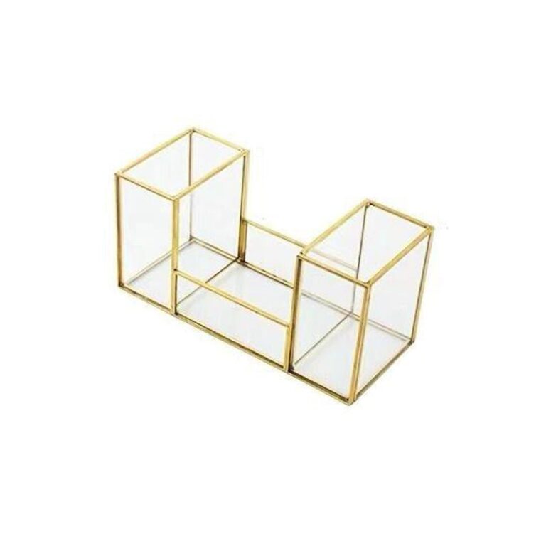 Alternative view of Kosmetik Organizer aus Gold Glas