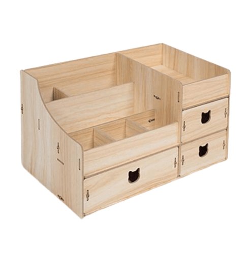 Kosmetik Organizer aus Holz Make-up