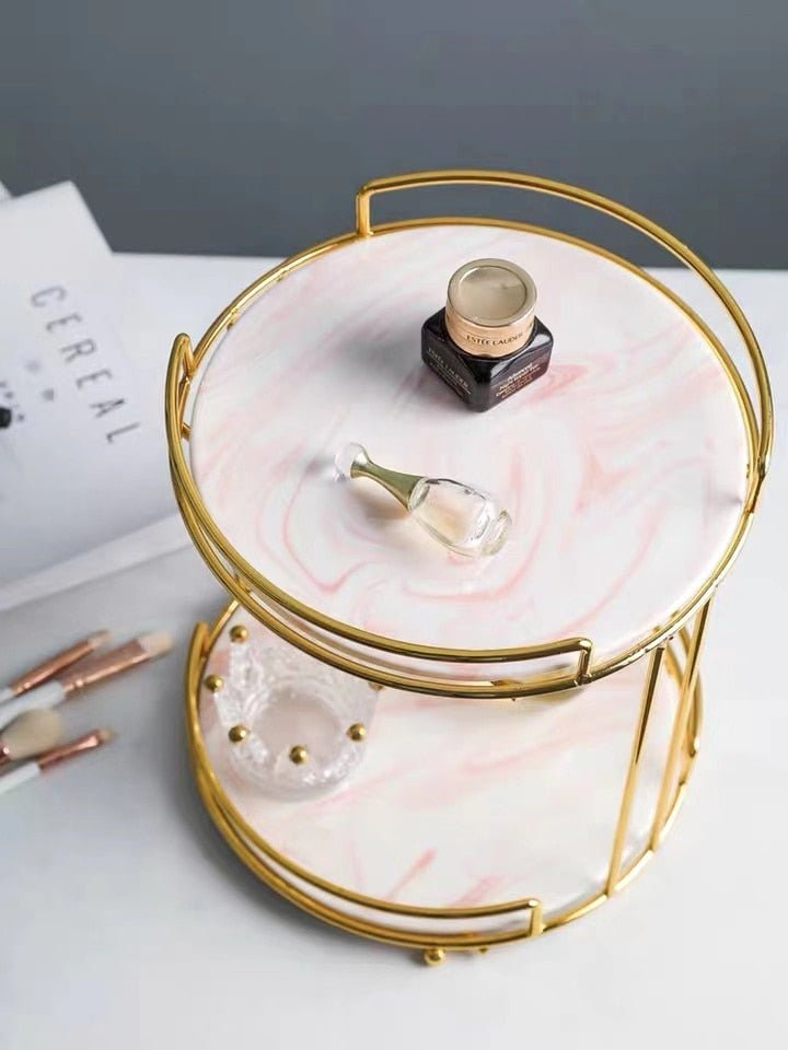 Kosmetik Organizer aus Marmor – Bild 4