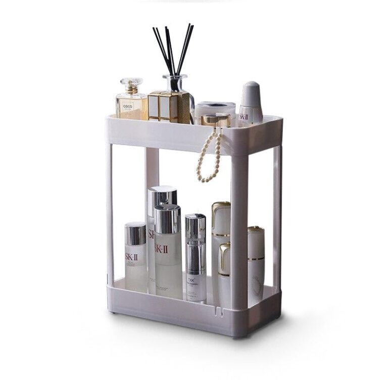 Kosmetik Organizer für Badezimmer Weiß