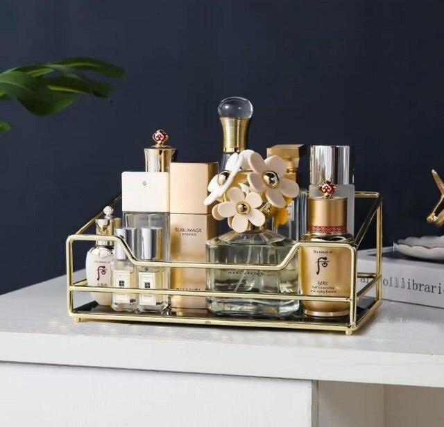 Kosmetik Organizer Gold – Bild 5