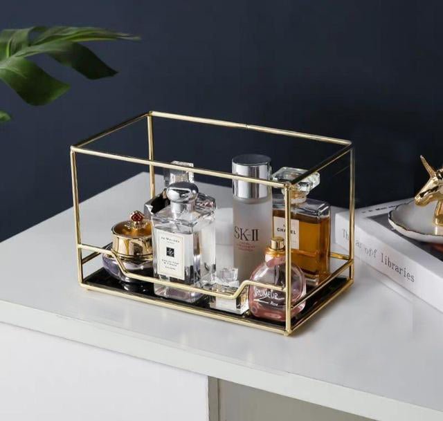 Kosmetik Organizer Gold – Bild 4