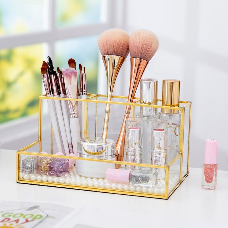 Kosmetik Organizer mit Glasfächern – Bild 4