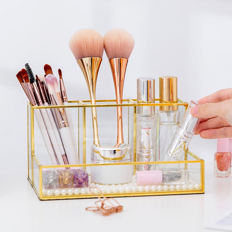 Kosmetik Organizer mit Glasfächern – Bild 3