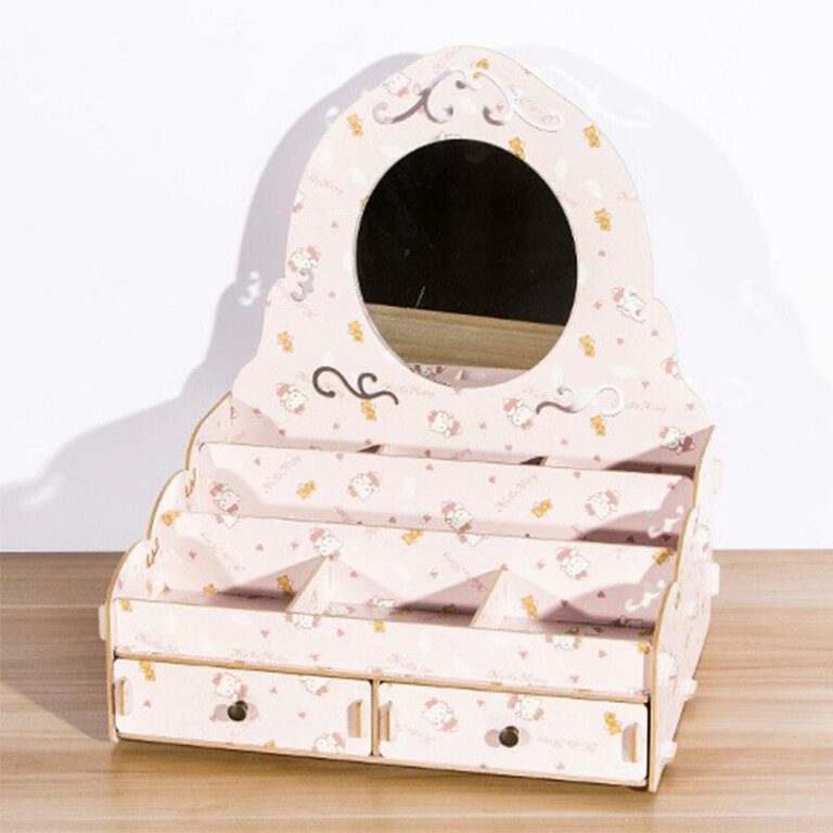 Alternative view of Kosmetik Organizer mit Spiegel in Weiß