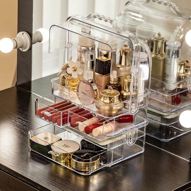 Kosmetik Organizer Transparent – Bild 2