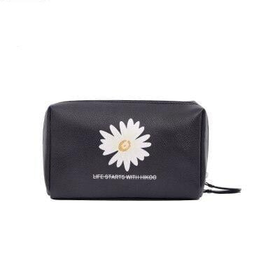 Kosmetiktasche mit Blumenmuster – Bild 7