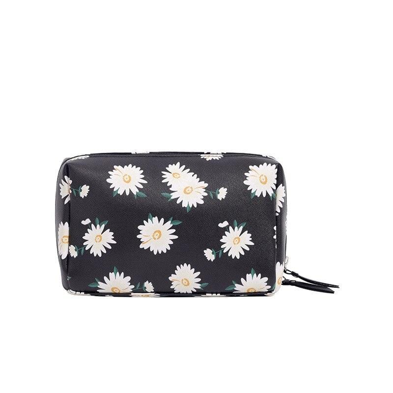 Kosmetiktasche mit Blumenmuster – Bild 5