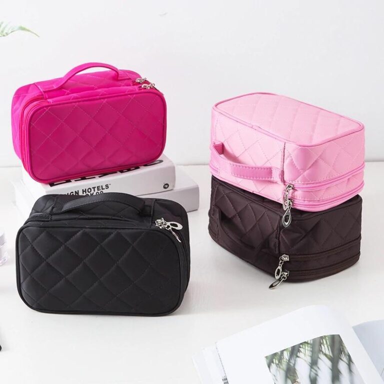 Kosmetiktasche mit Doppelabteilung