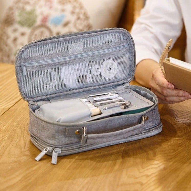 Kosmetiktasche mit Fächern – Bild 5