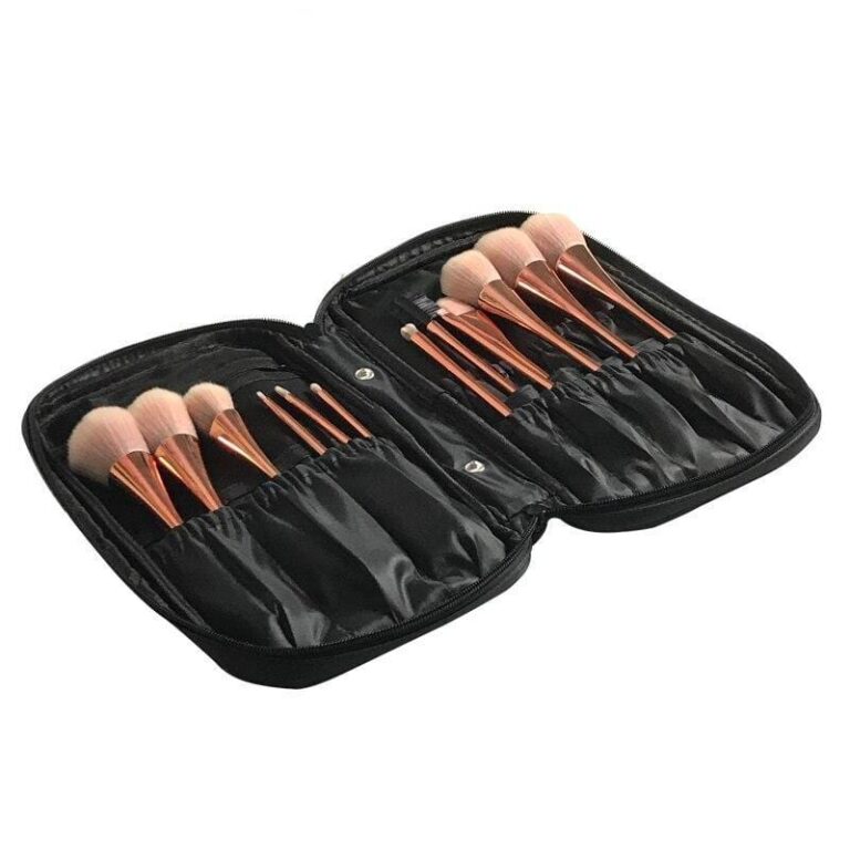 Kosmetiktasche mit Pinselfach