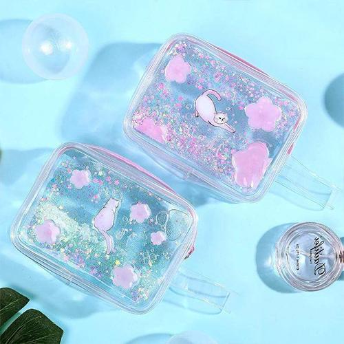 Kosmetiktasche Plastik Durchsichtig – Bild 2