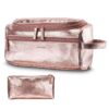 Kosmetiktasche Plüsch Pink